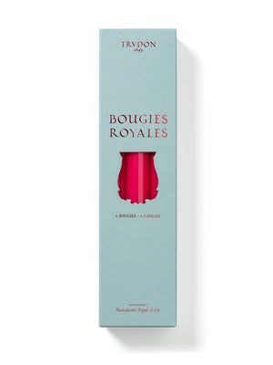 Trudon Royale Taper Candle Fuchsia. Box of 6.