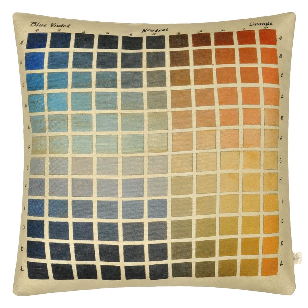Paint Charts Azure Decorative Pillow by John Derian