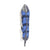 Blue Jay Feather Brooch