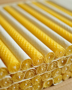 Lucienne Box of 9 Beeswax Candles