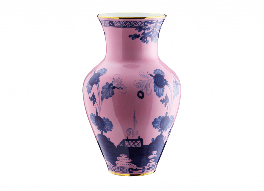 Oriente Italiano Large Azalea Ming Vase