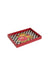 Lisa Corti Lacquered Tray 8" x 11" Tiger Big Check