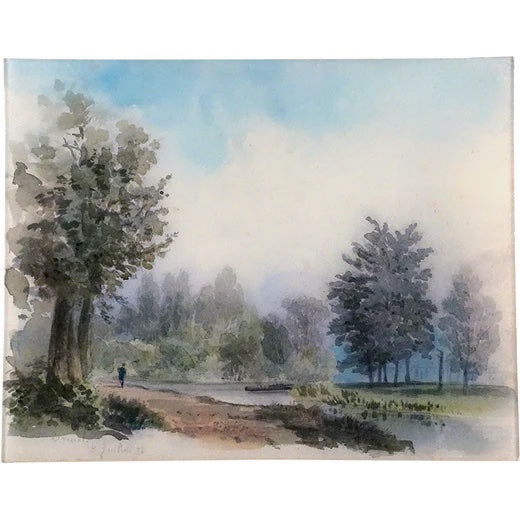 John Derian 19c. French Watercolor #2 11" x 14"