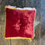 Anke Drechsel Dark Rouge 16" x 16" Button Pillow with Shaded Fringe Fall 2024