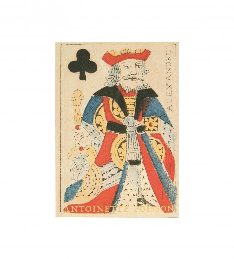 Antoinette Poisson King of Clubs Playing Card Notebook