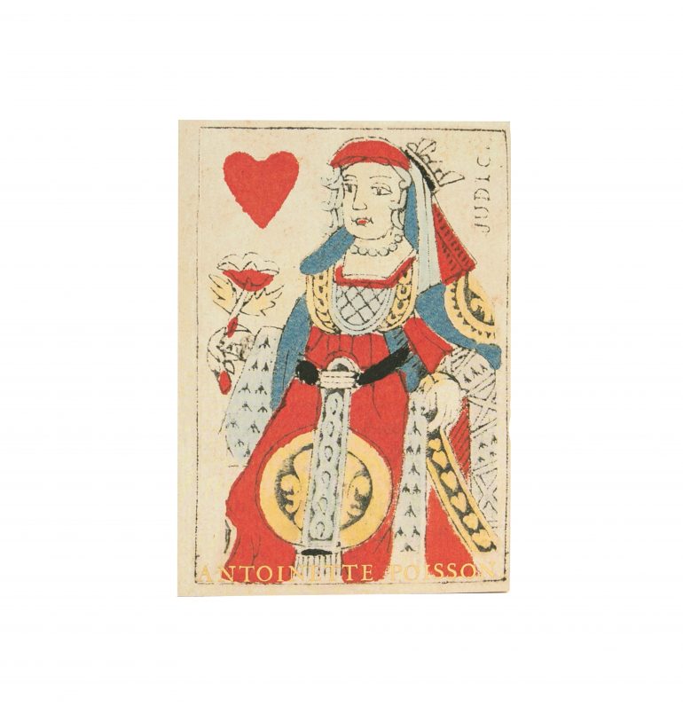 Antoinette Poisson Queen of Hearts Small Notebook