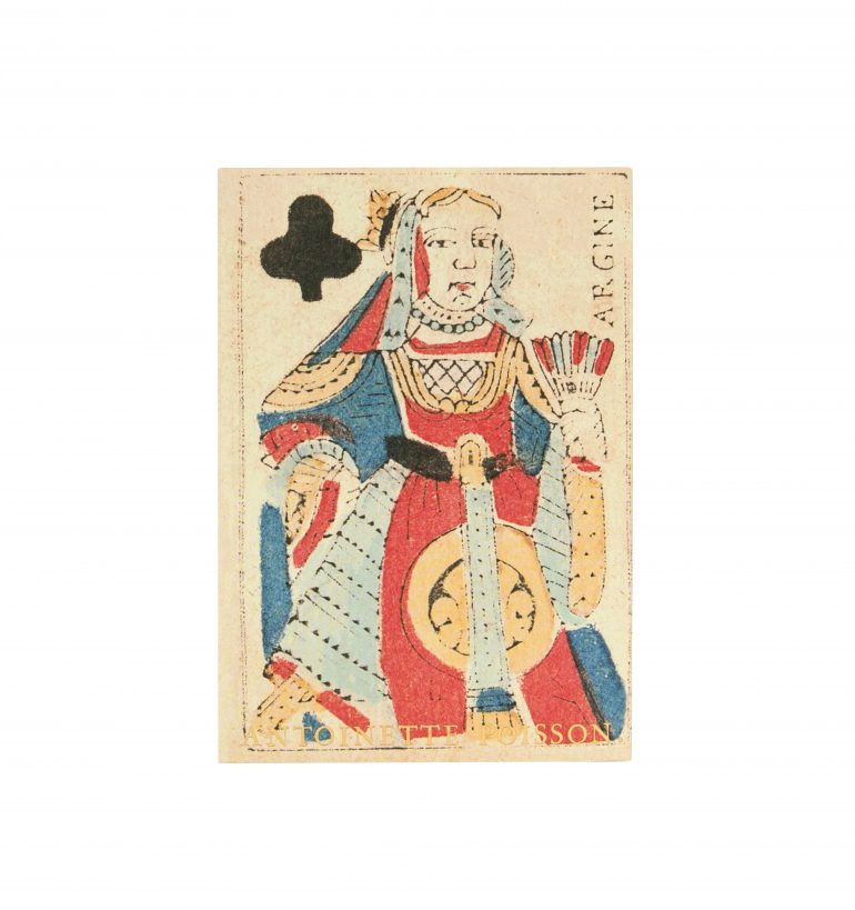 Antoinette Poisson Queen of Clubs Small Notebook