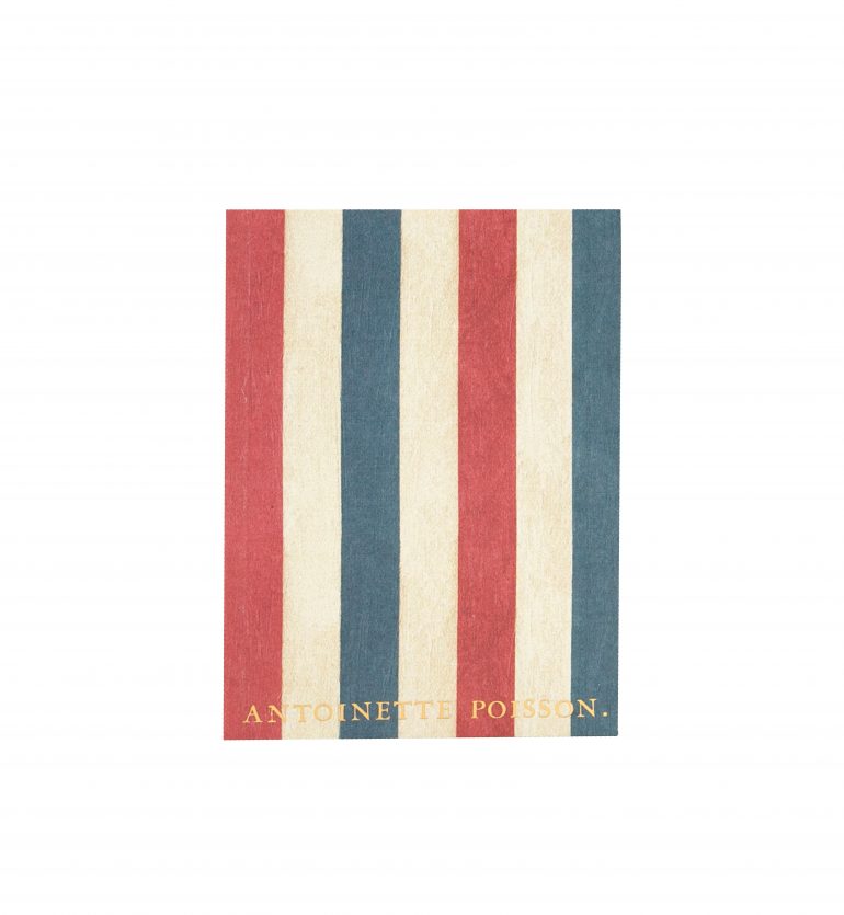 Antoinette Poisson Small Notebook in Rayures Tricolores