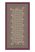 Lisa Corti 71" x 138" 100% Cotton Tablecloth in Arabesque Corolla Natural Coffee