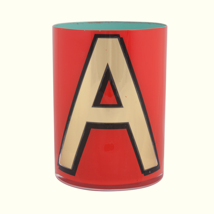 Bridie Hall Brush Pot R Red