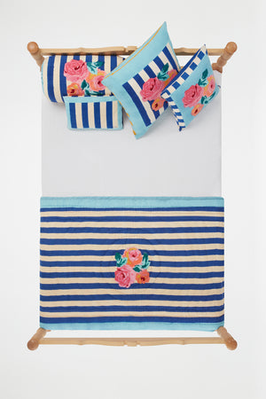 Lisa Corti Junior Quilt Nizam Stripes 43" x 71" 100% Cotton