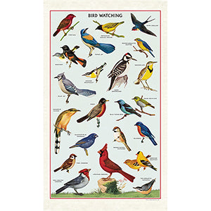 Birdwatching Tea Towel
