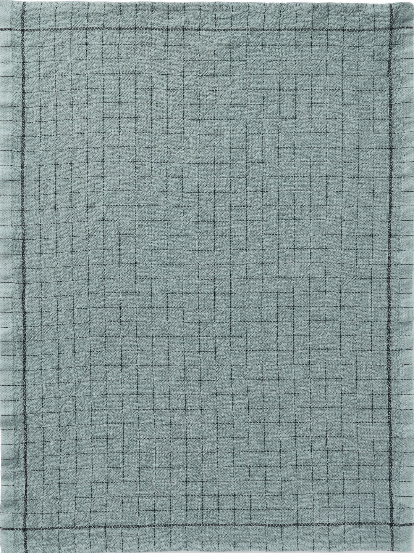 Charvet Editions Recyle Vert De Gris Linen and Cotton Tea Towel