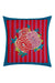 Lisa Corti Arabesque Corolla Natural Coffee Pillow 45cm x 45cm