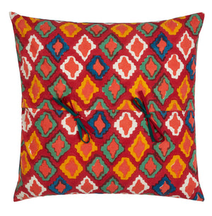 Lisa Corti Bouquet Cream 18" x 18" Pillow 100% Cotton