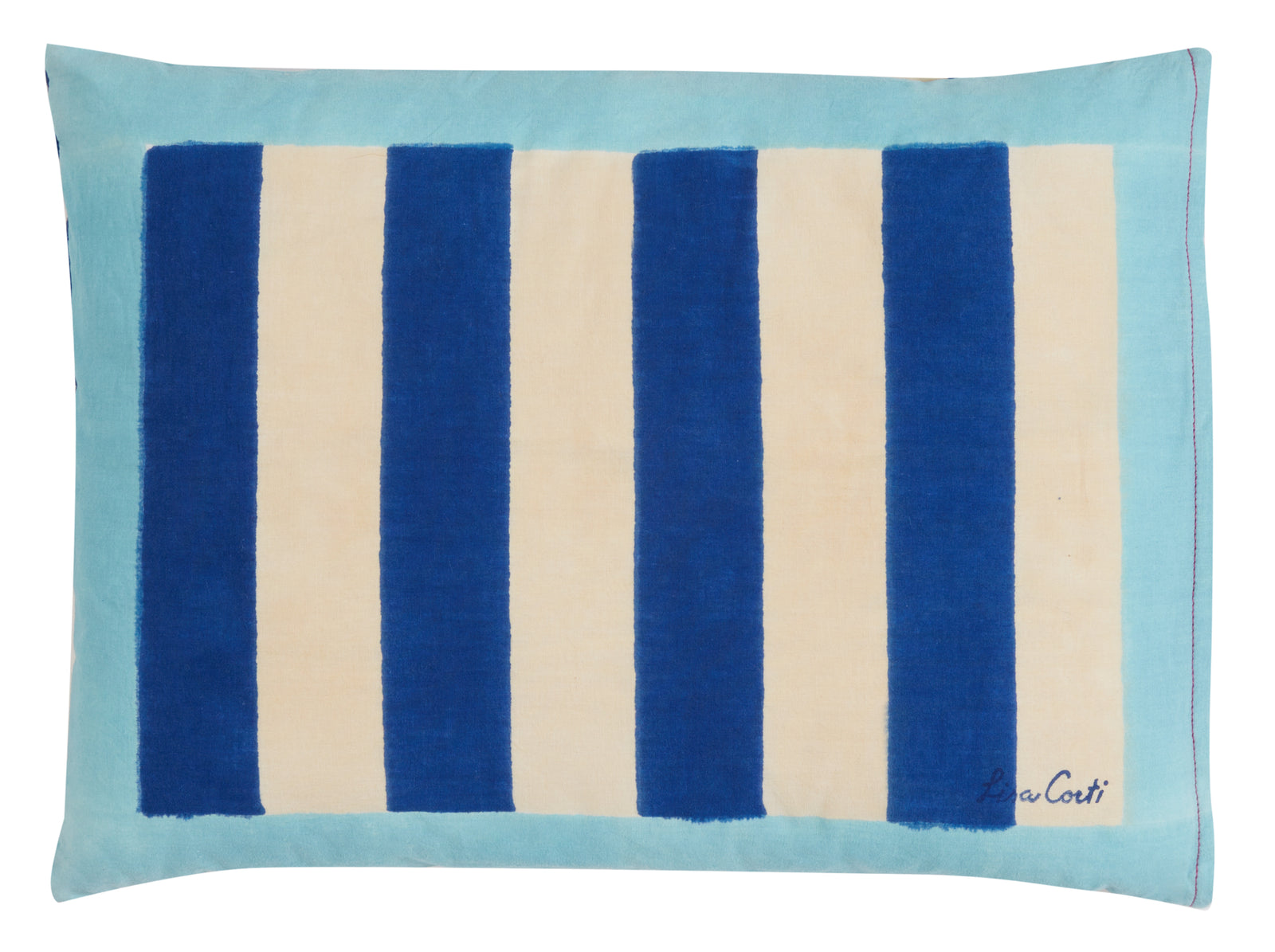 Lisa Corti 12" x 16" Pillow Nizam Stripes 100% Cotton