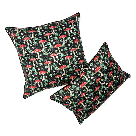PATCH NYC Forest Mushrooms Decorative Pillow 20" x 20"