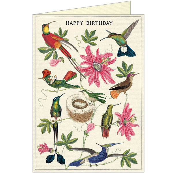 Happy Birthday Hummingbird Card