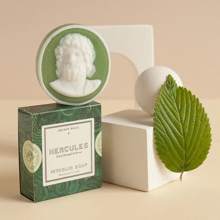 Hercules Eucalyptus Soap in Malachite Box