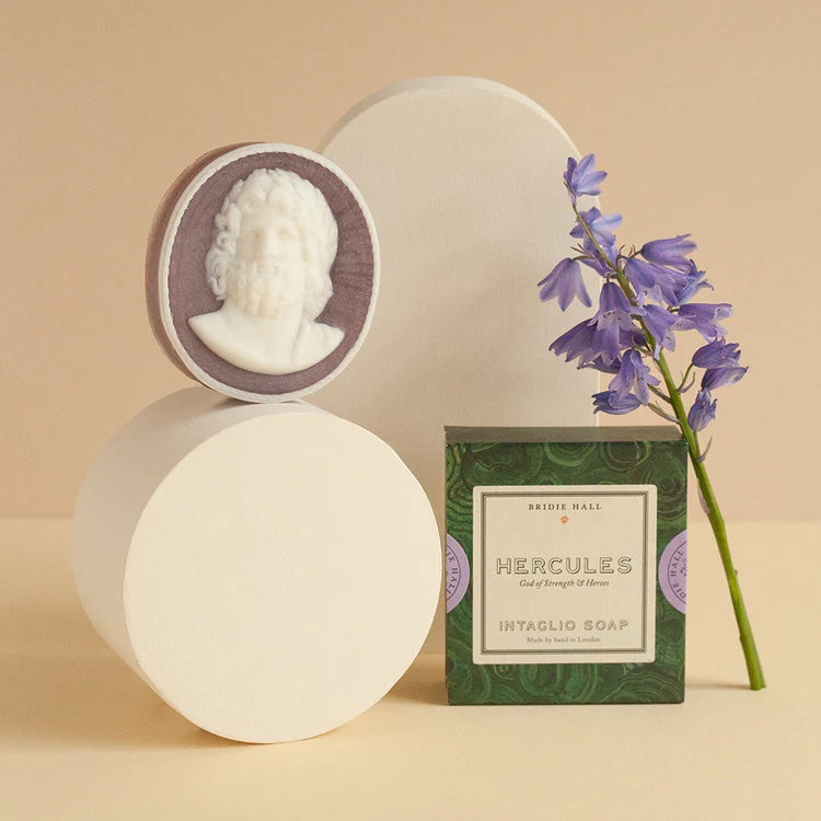 Hercules Lavender Soap in Malachite Box
