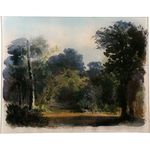 John Derian 19c. French Watercolor #3 11" x 14" Rectangular Tray