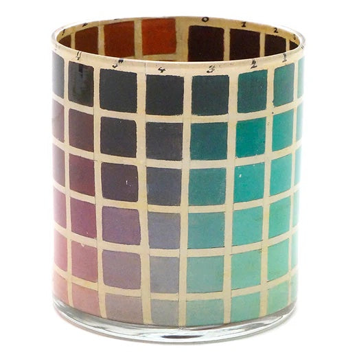 John Derian Color Grid #1 Decoupage Desk Cup