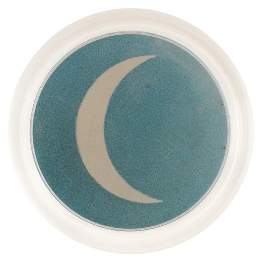 John Derian Crescent Moon Decoupage 6" Coaster