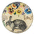John Derian Hare with Flowers Dome Paperweight