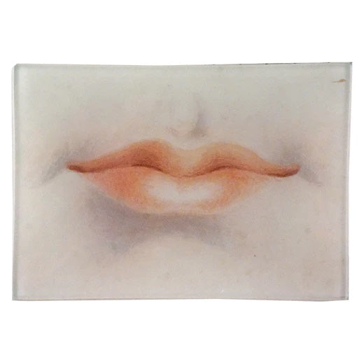 John Derian Lips Decoupage Mini Tray 4.5"x 6.5"