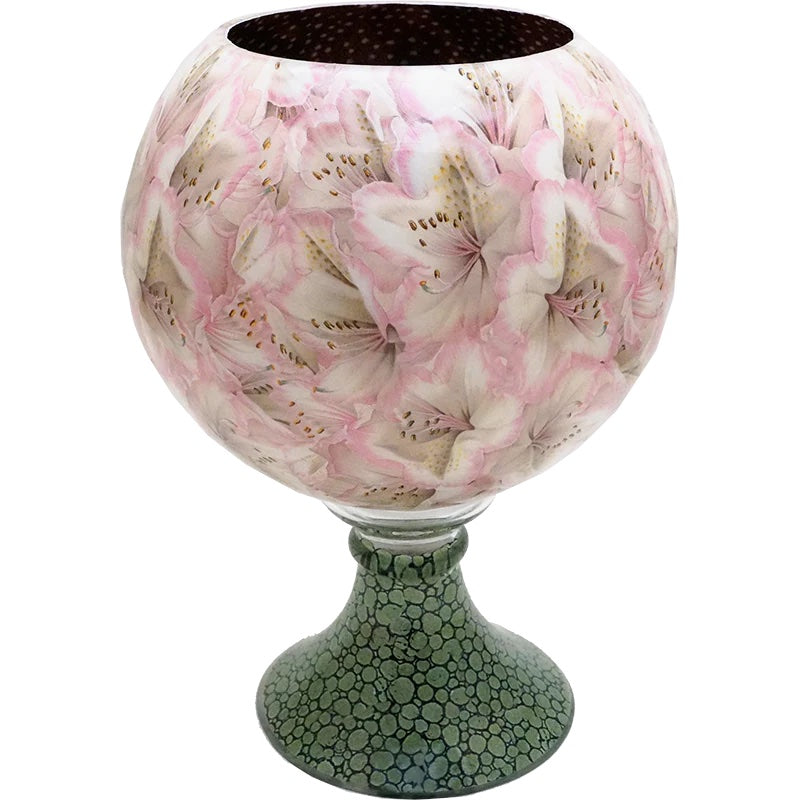John Derian Rhododendron Max 13" High Footed Bowl