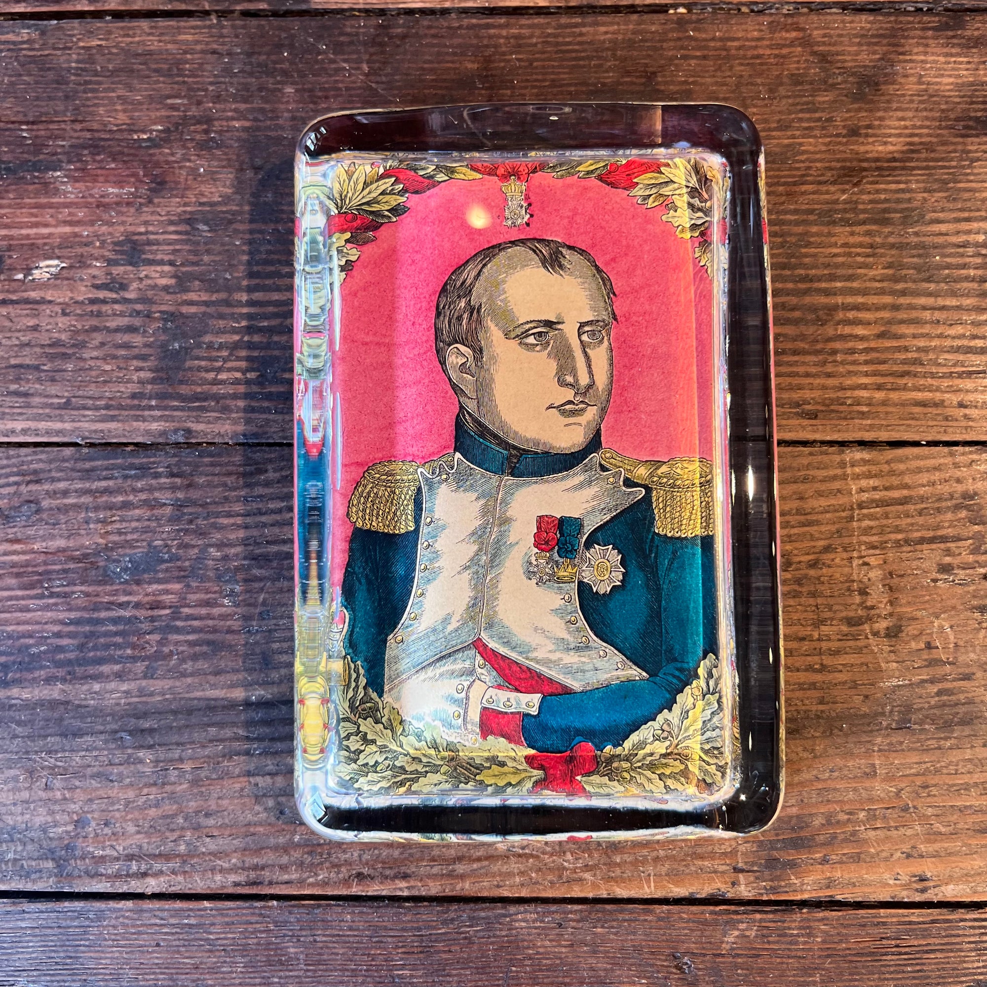 John Derian Napoleon Portrait Rectangular Paperweight