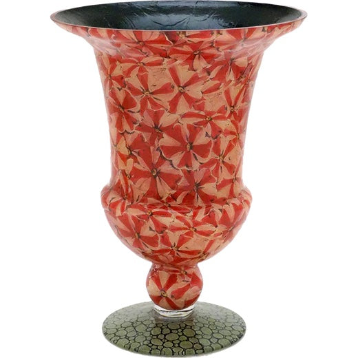 John Derian Pinwheel Footed Urn