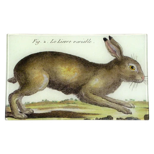 John Derian Rabbit 7" x 11.5" Rectangular Tray
