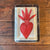 John Derian Painted Heart Rectangular Paperweight