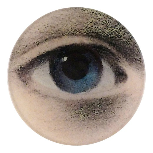 John Derian Young American Girl (Right Eye) 4" Round Tray