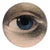 John Derian Young American Girl (Left Eye) 4 " Round Tray