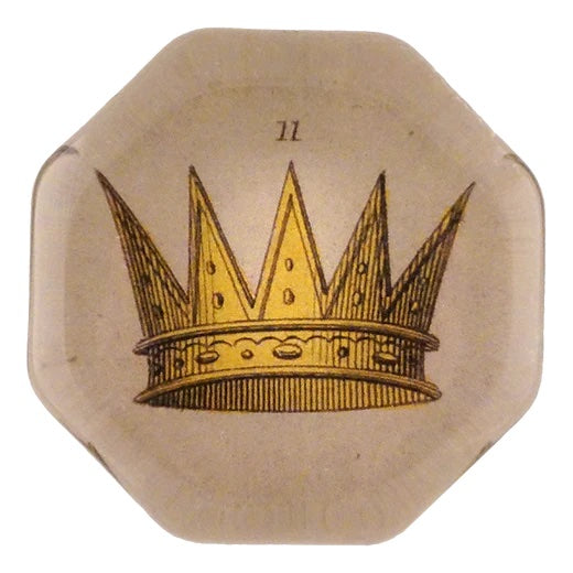 John Derian #11 Octagonal Charm Decoupage Paperweight