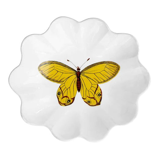 Astier de Villatte John Derian Yellow Butterfly Plate