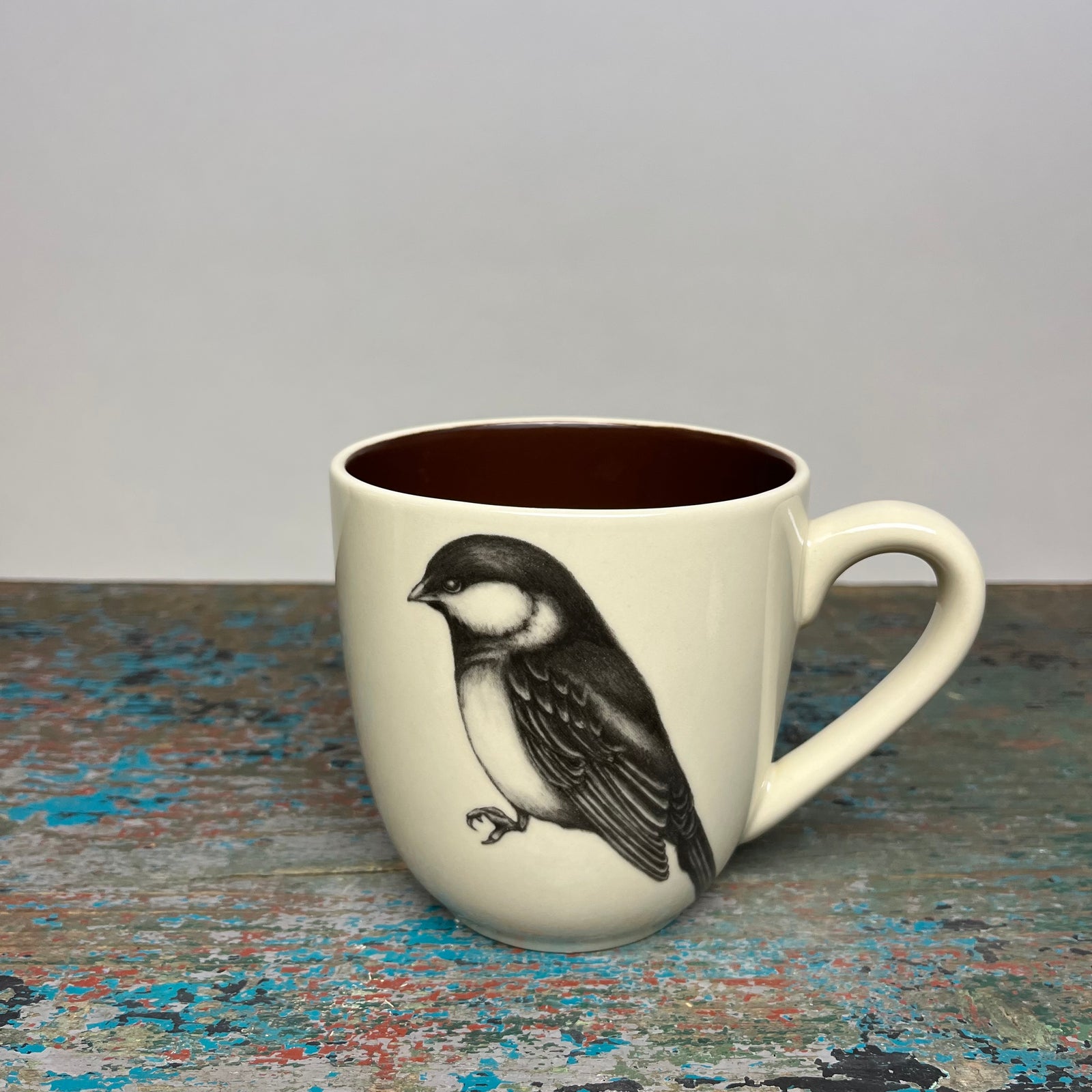 Laura Zindel Black Capped Chickadee Mug