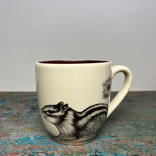 Laura Zindel Chipmunk 2 Mug ISLES STUDIO