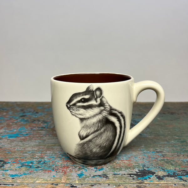 Laura Zindel Chipmunk 3 Mug ISLES STUDIO