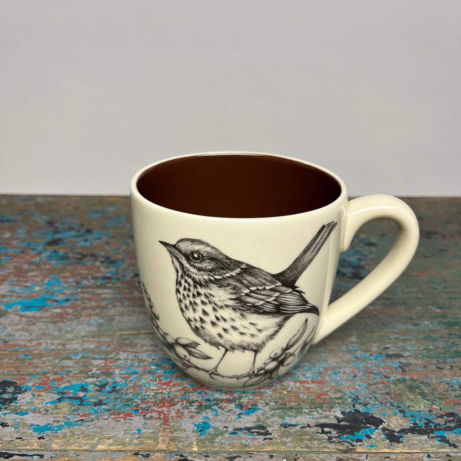 Laura Zindel Hermit Thrush Mug