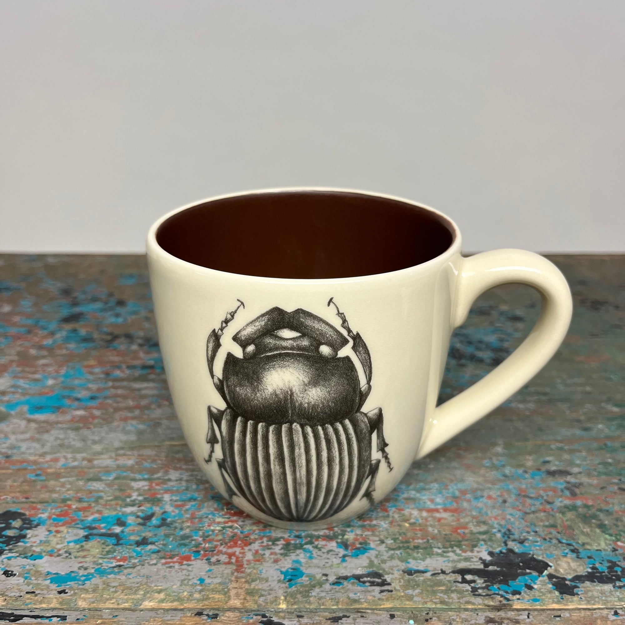 Laura Zindel Scarab Beetle Mug