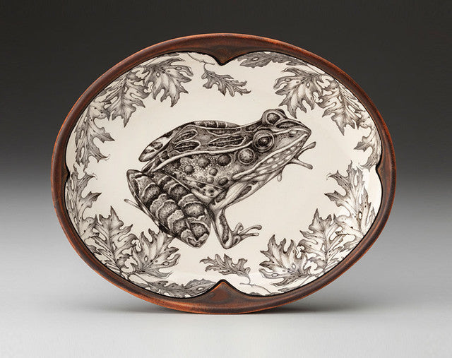Laura Zindel Leopard Frog Small Serving Dish