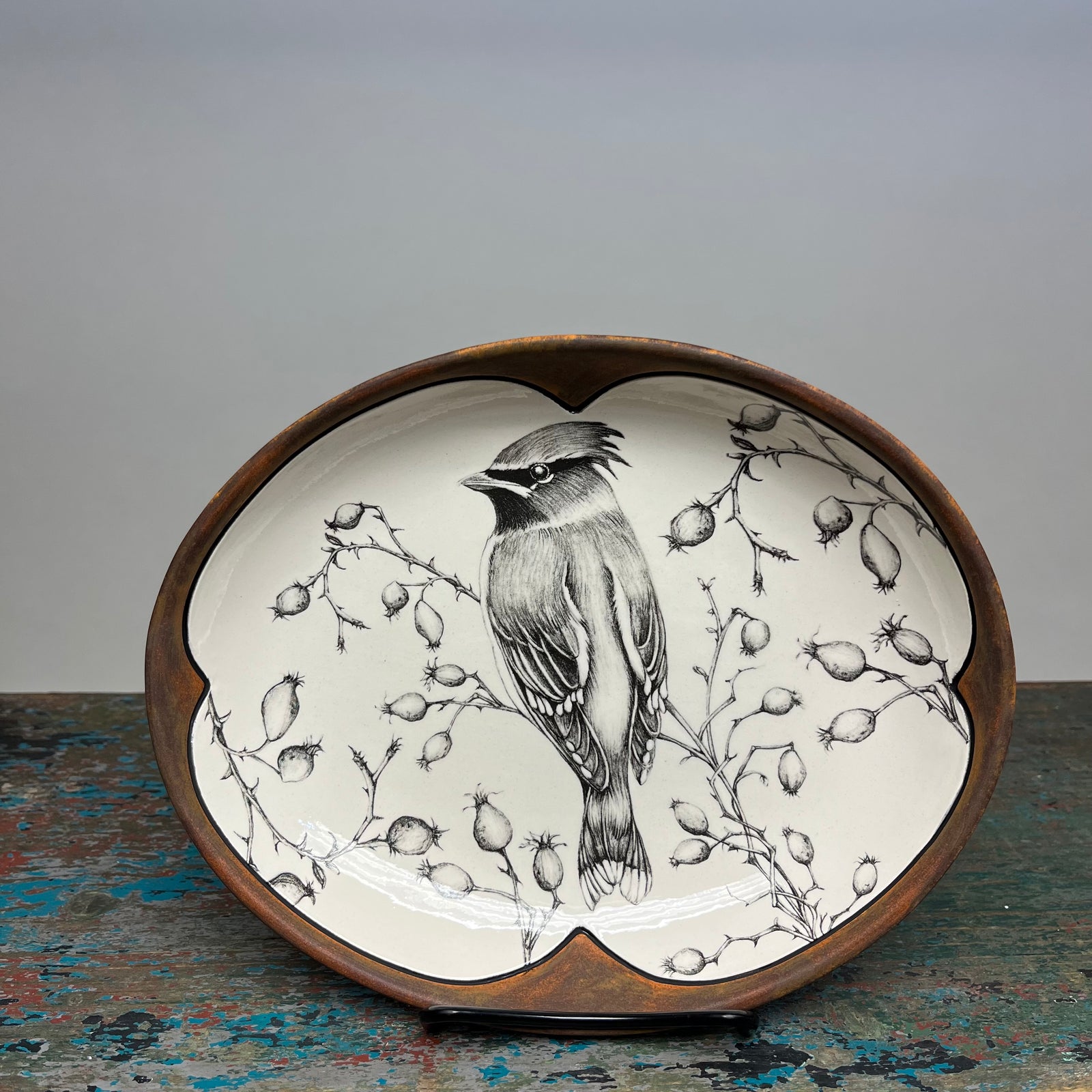 Laura Zindel Waxwing Small Serving Dish