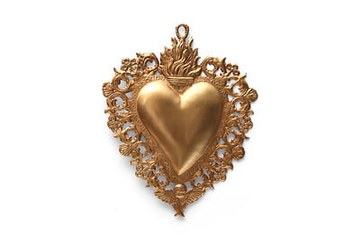 Maria Grand Gold Sacred Heart Ex Voto