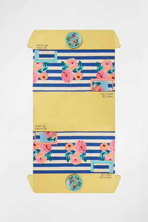 Lisa Corti 17"x 59" Runner Nizam Stripes 100% Cotton