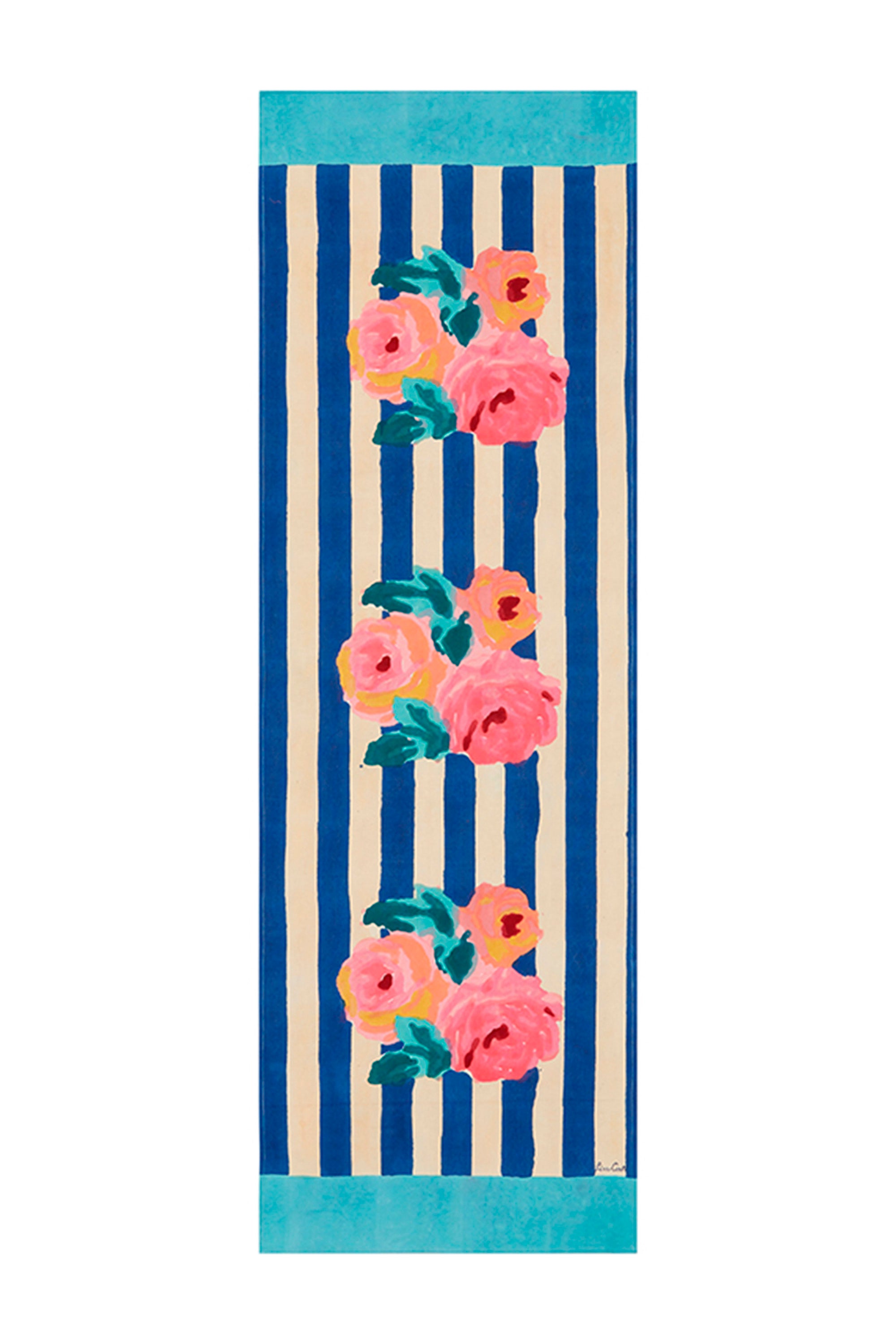 Lisa Corti 17"x 59" Runner Nizam Stripes 100% Cotton