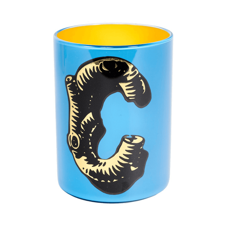 Bridie Hall Letter C Wood Font Brush Pot