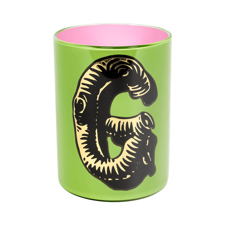 Bridie Hall Letter G Wood Font Brush Pot